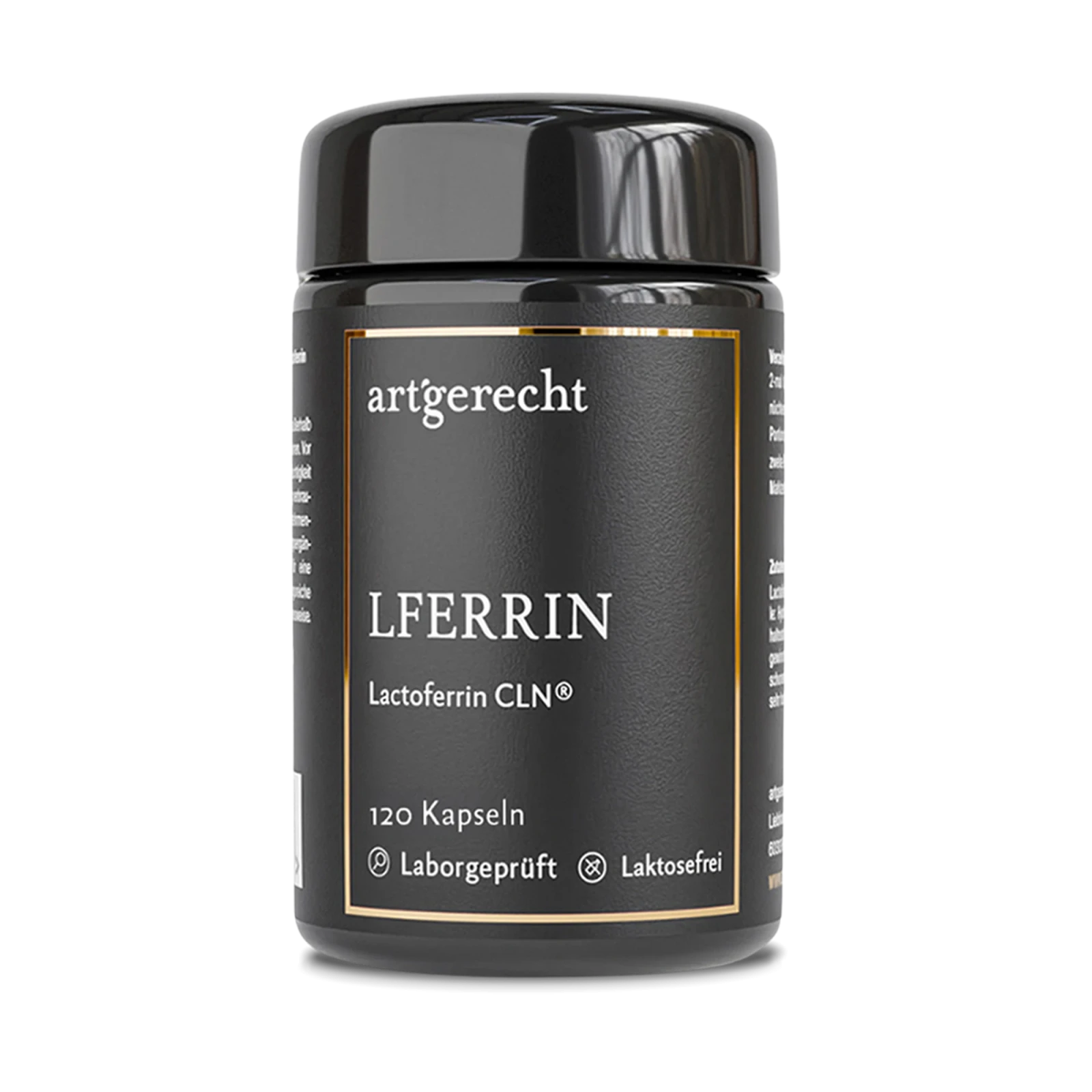 Lactoferrin CLN hochrein (>97%) | hochdosiert (400mg) | 120 Kapseln