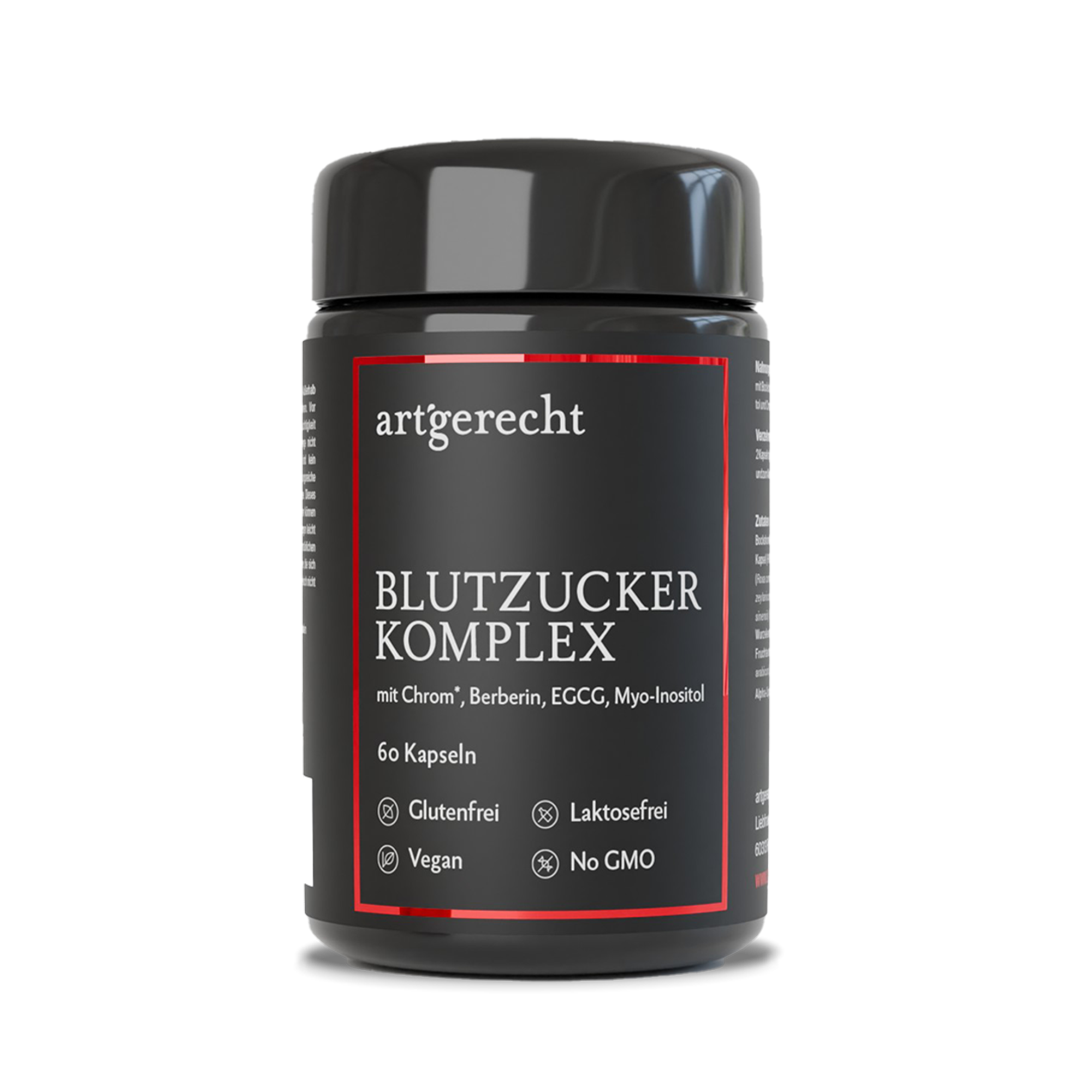 Blutzucker Komplex | 60 Kapseln | Mit Chrom, Hagebutte & natürlichen Pflanzenextrakten – vegan, ohne künstliche Zusätze