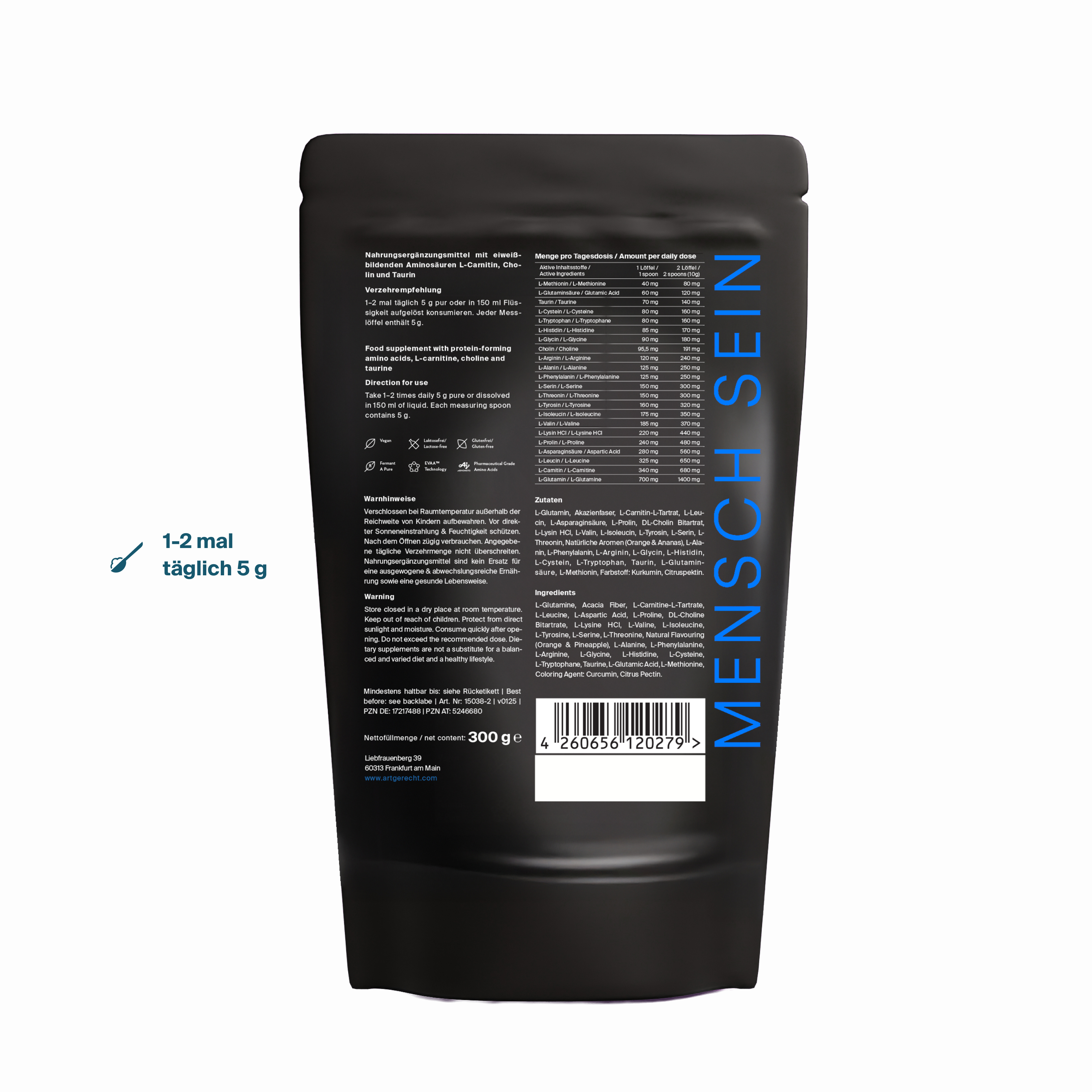 EVAA® Aminosäuren Komplex | 300g Beutel