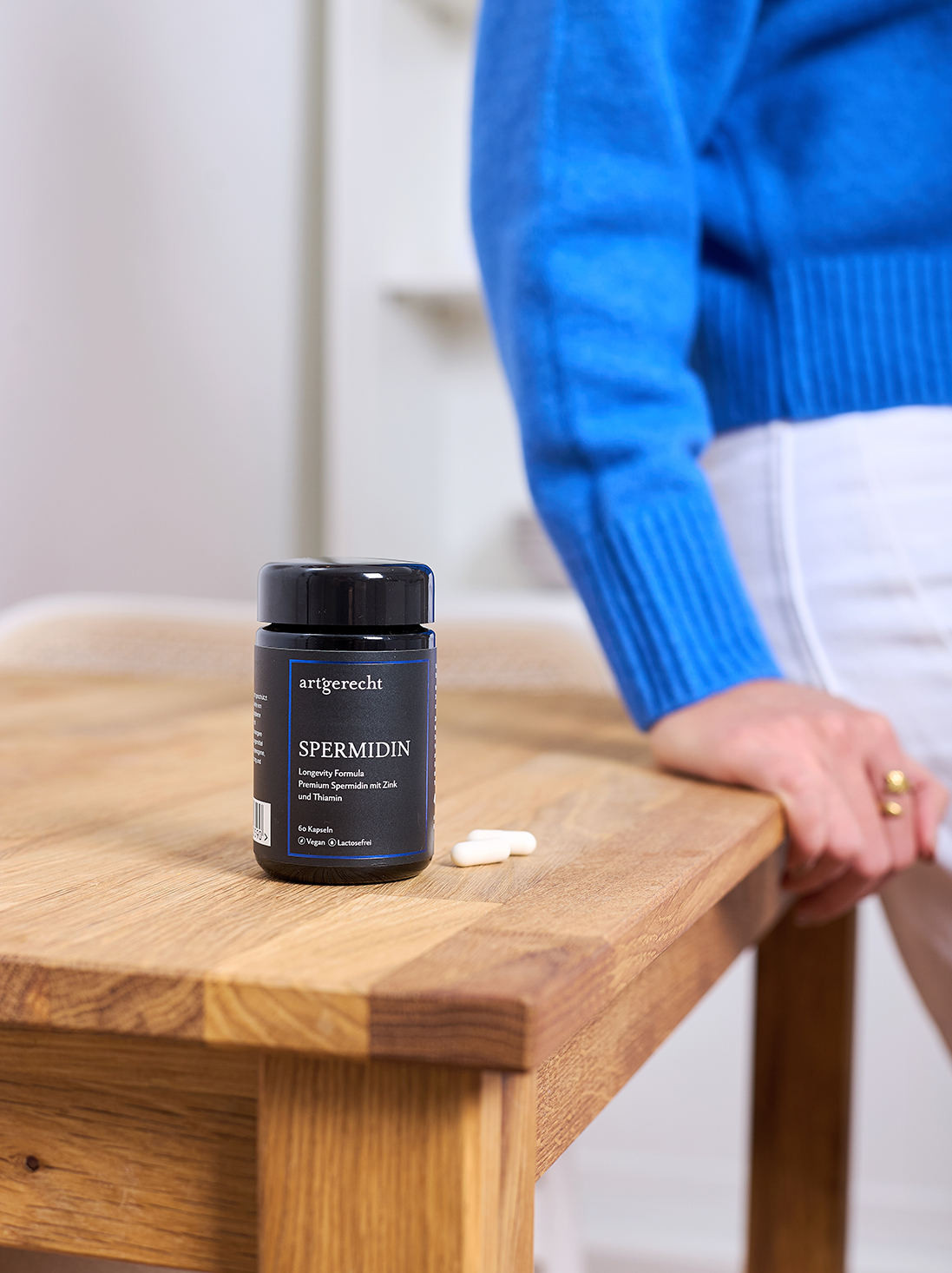 Infografik zur wissenschaftlichen Forschung rund um Spermidin Longevity