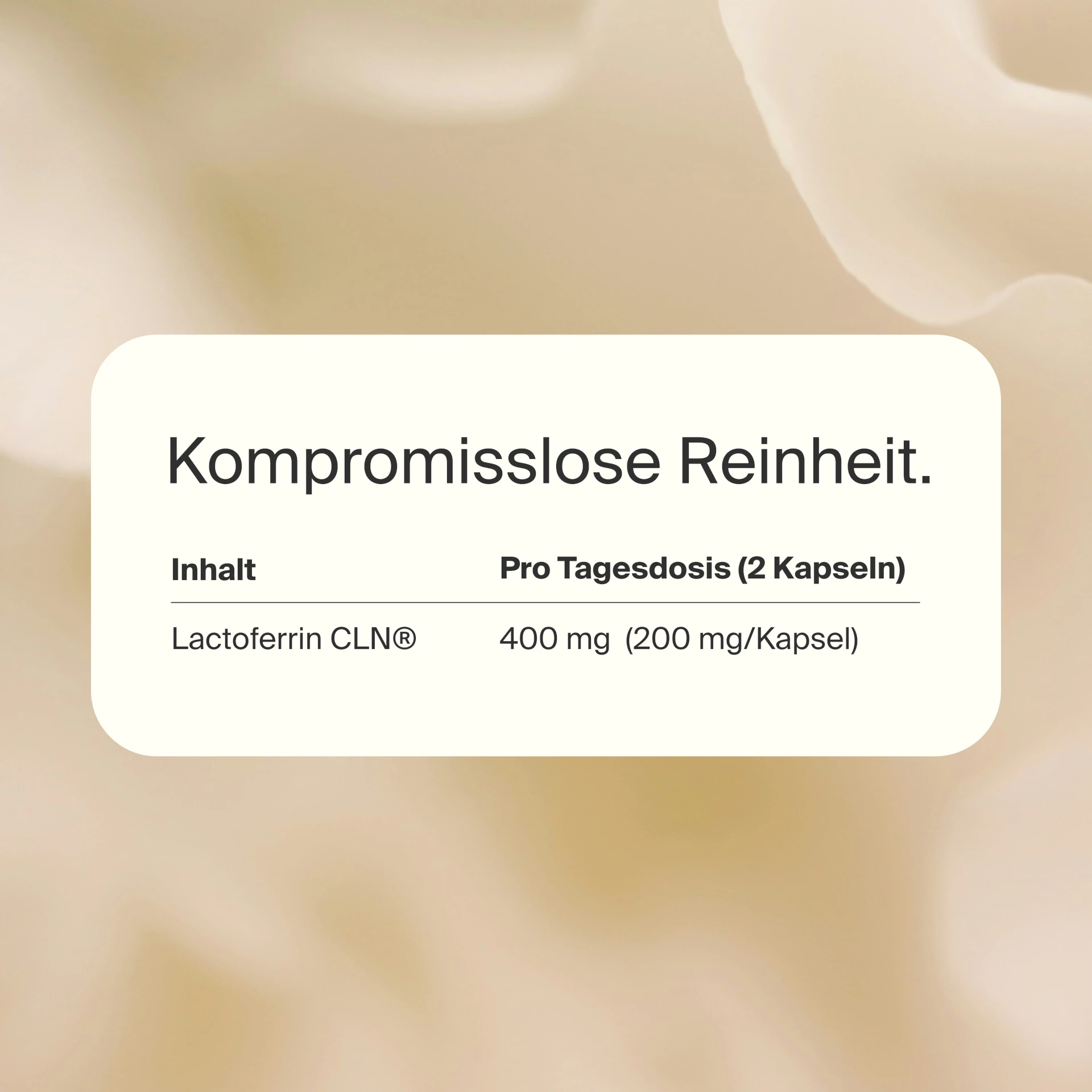 Lactoferrin CLN® 400 mg (120 Stk.)