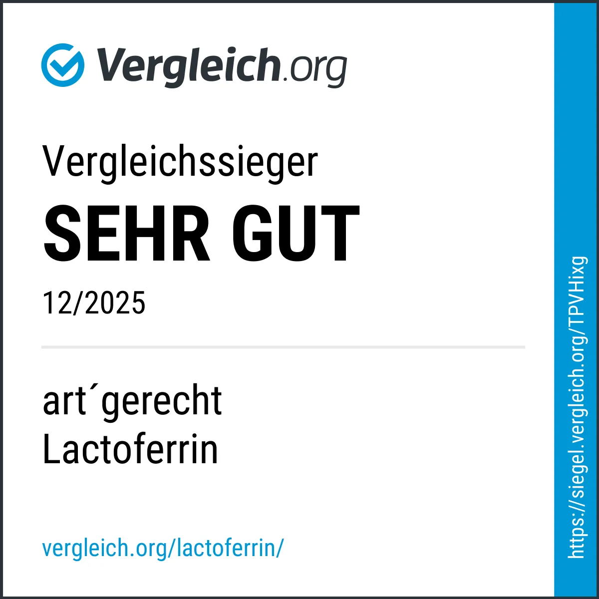 Lactoferrin Vergleich