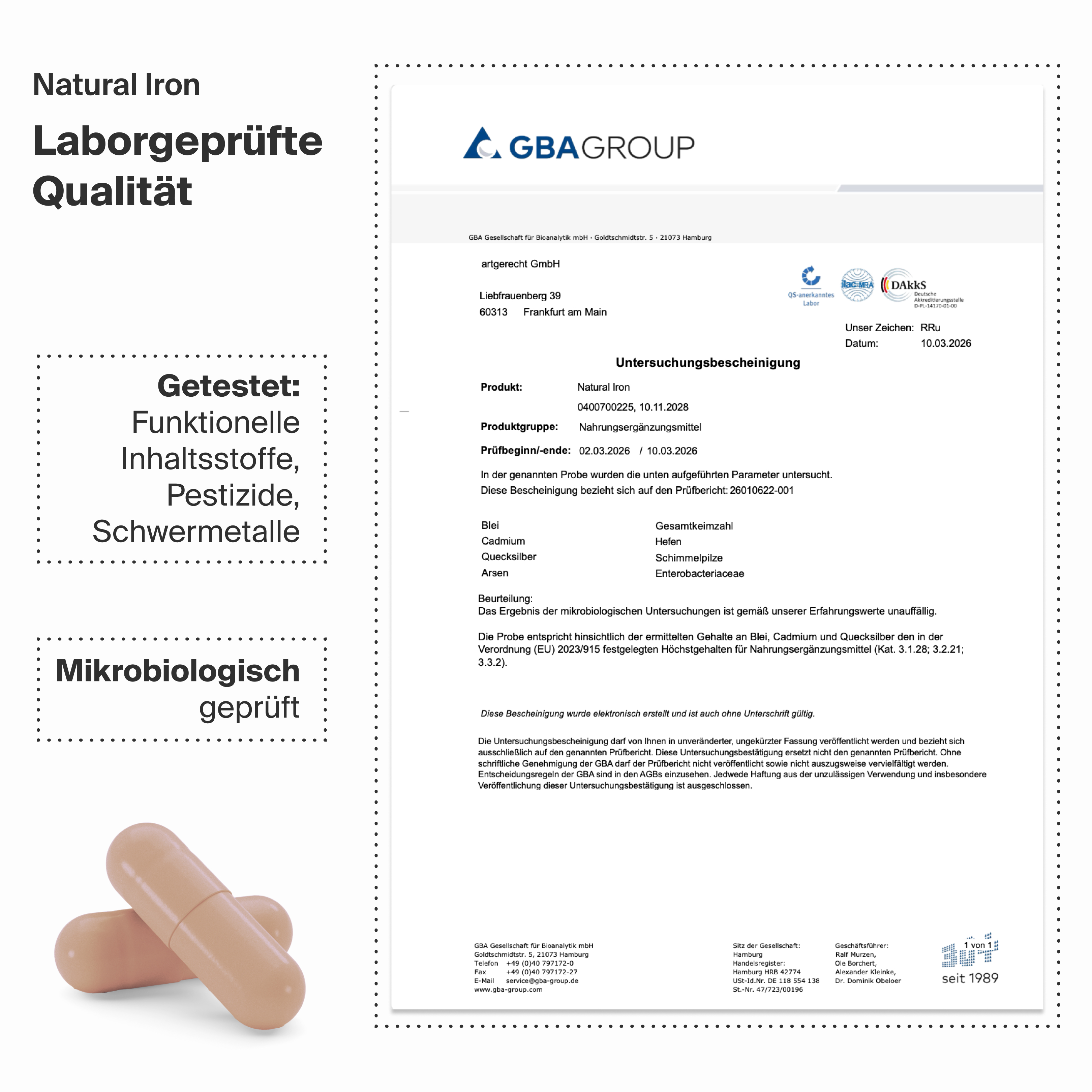 Natural Iron CLN® | Eisen Komplex