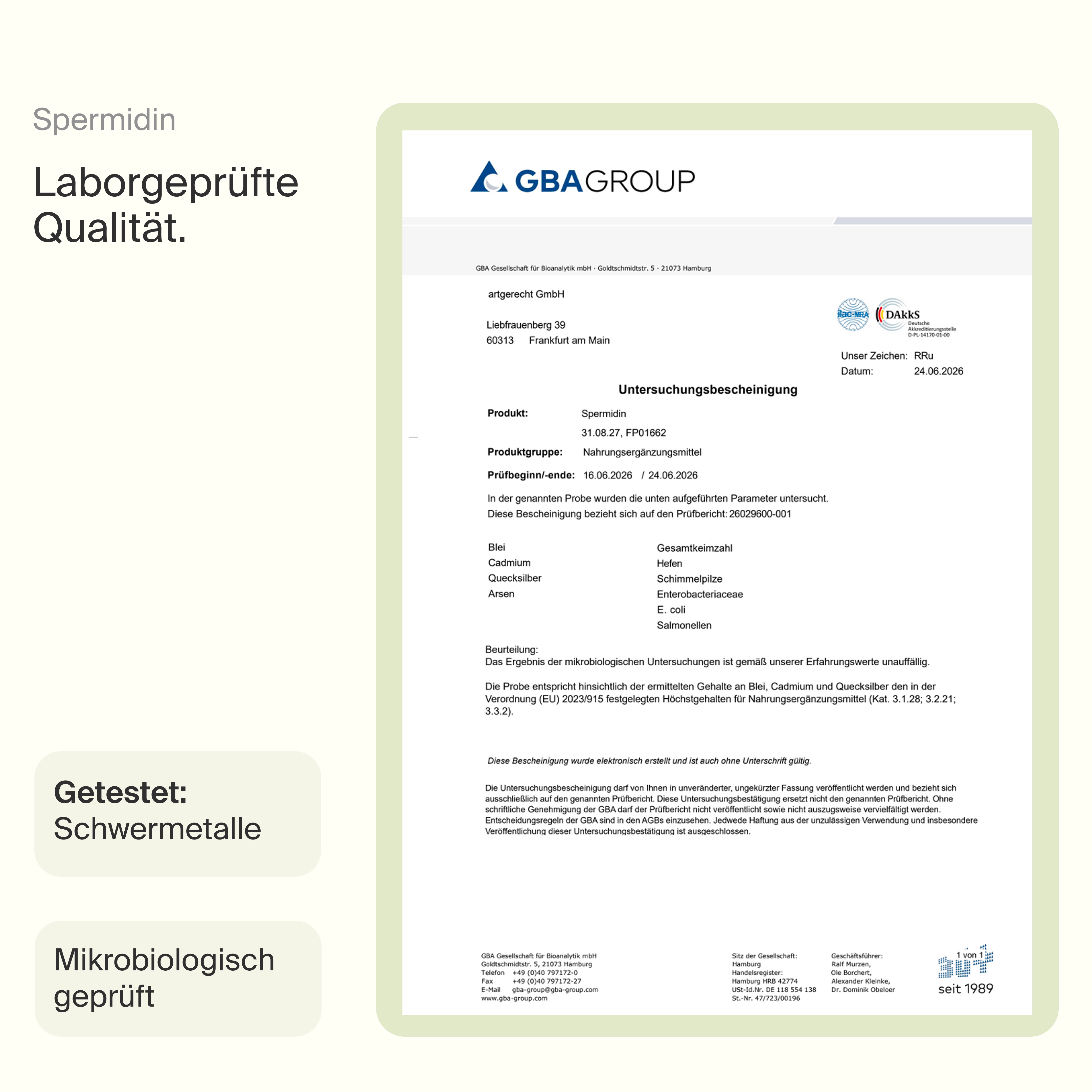 Spermidin Longevity