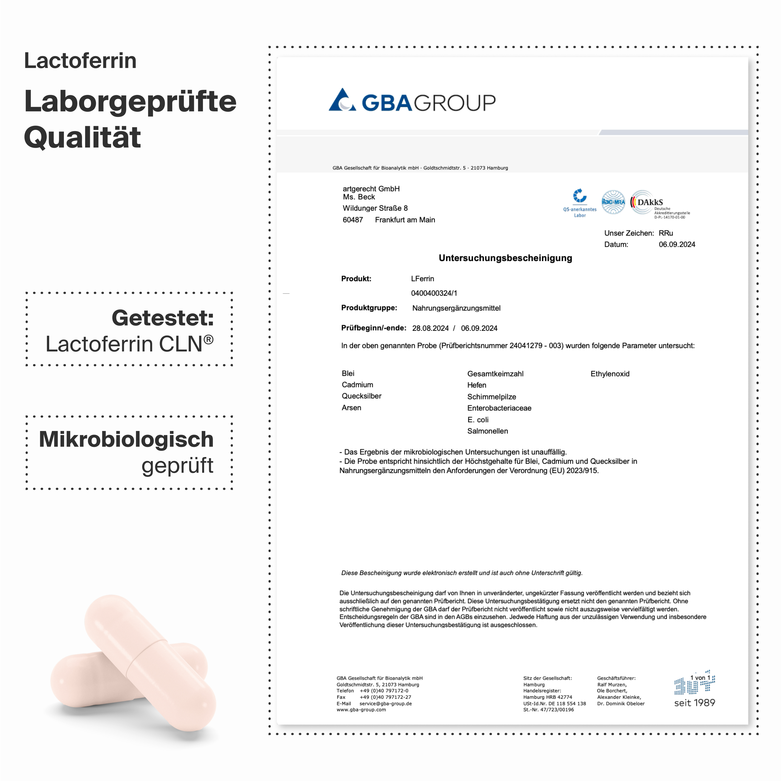 Lactoferrin (60 Kapseln)