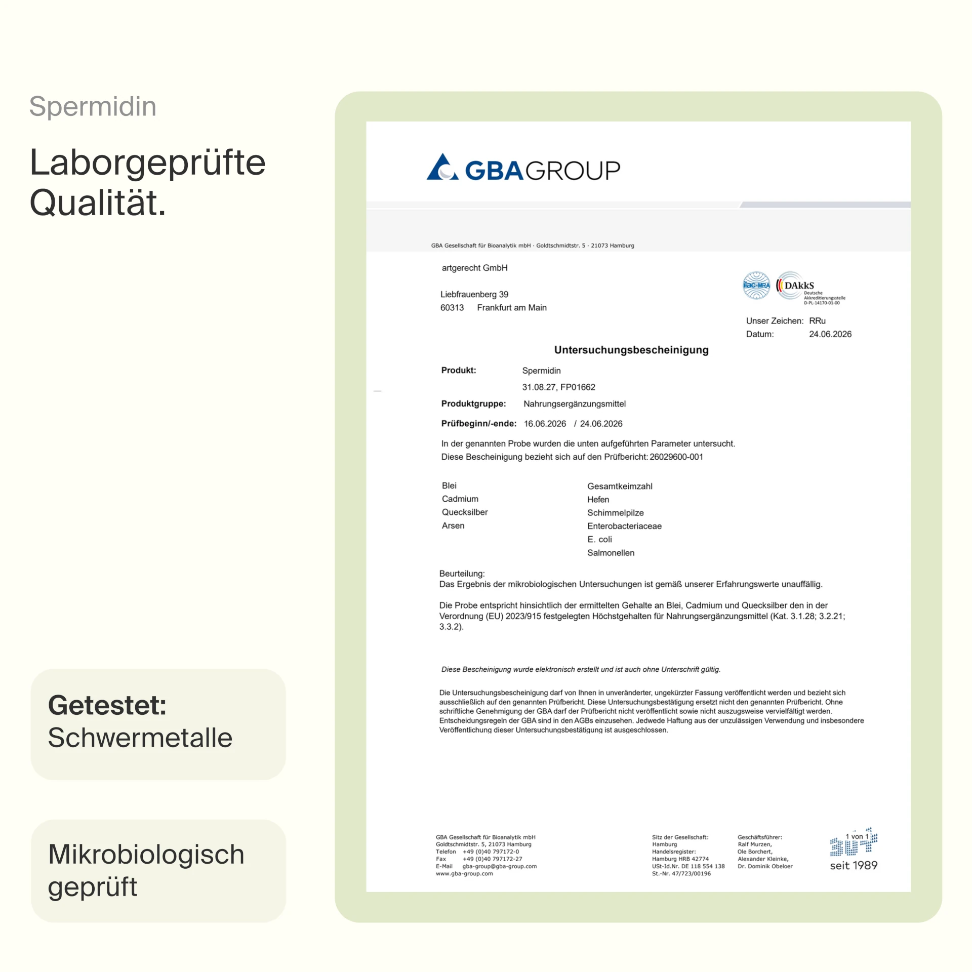 Spermidin Longevity