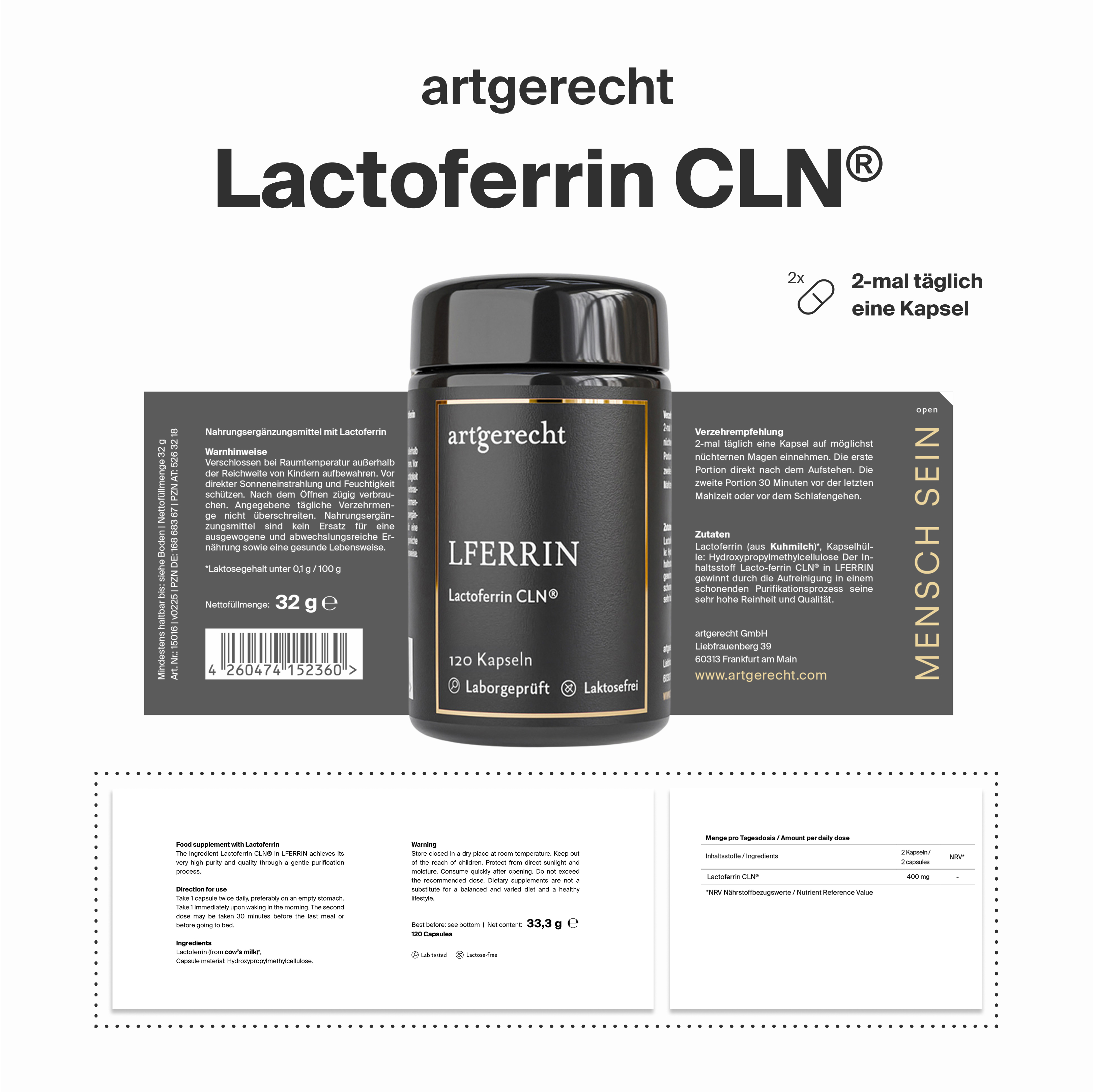 Lactoferrin (120 Kapseln)