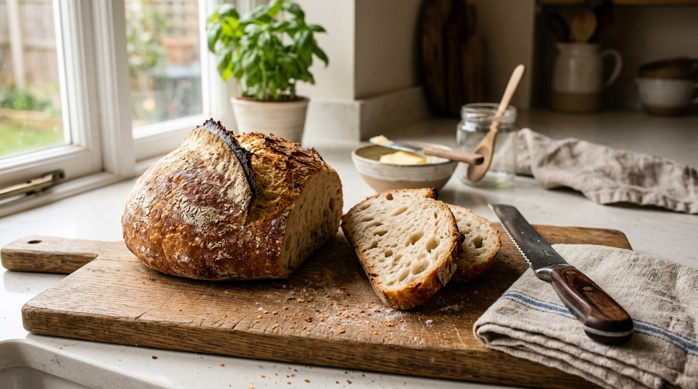 Baking Spelt Sourdough Bread at Home: Simple Recipe with a Long Fermentation Time
