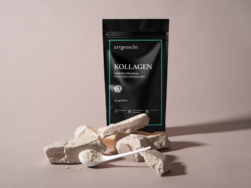 Makroaufnahme gesunder Hautstruktur