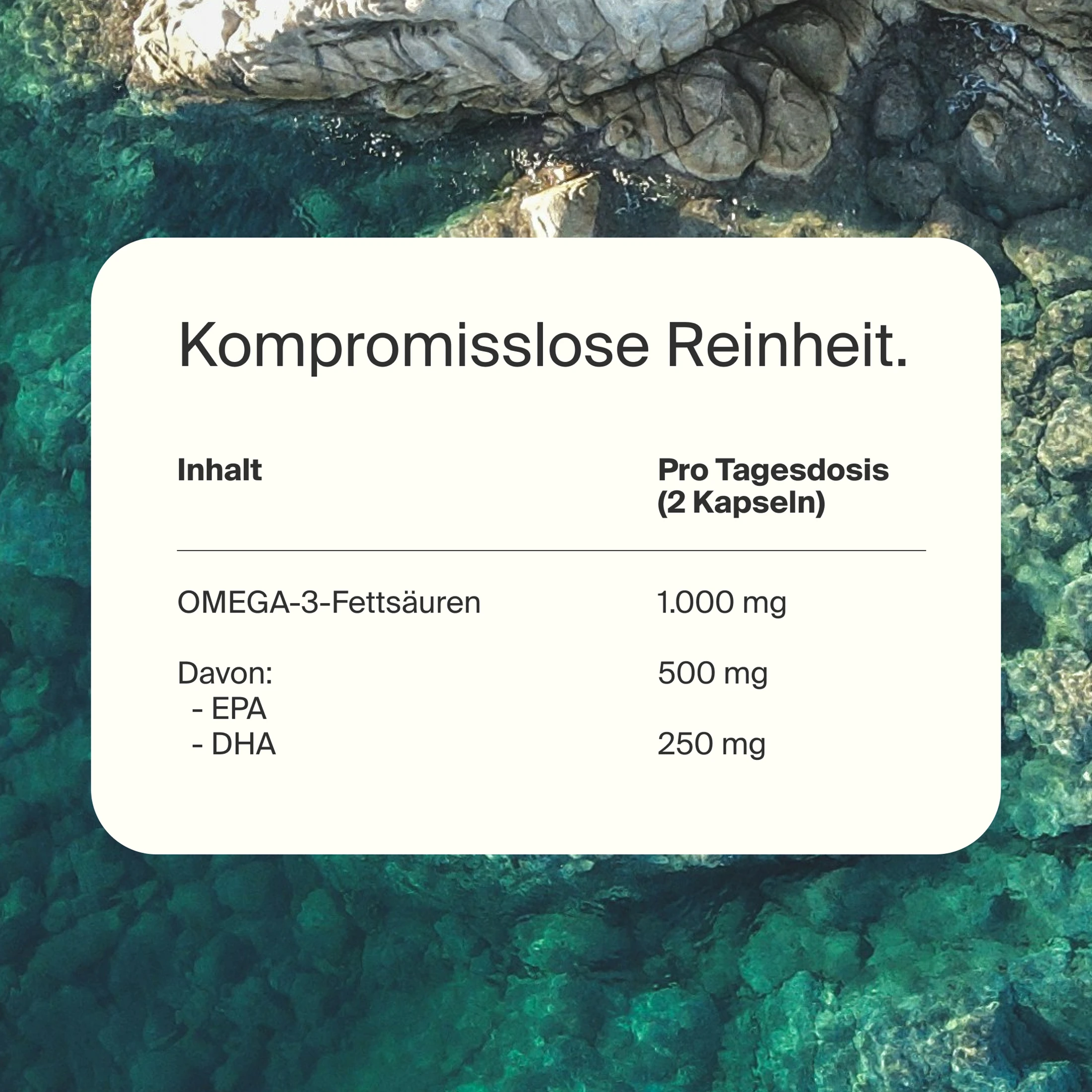 Omega 3 aus Fischöl | EPA 500 DHA 250