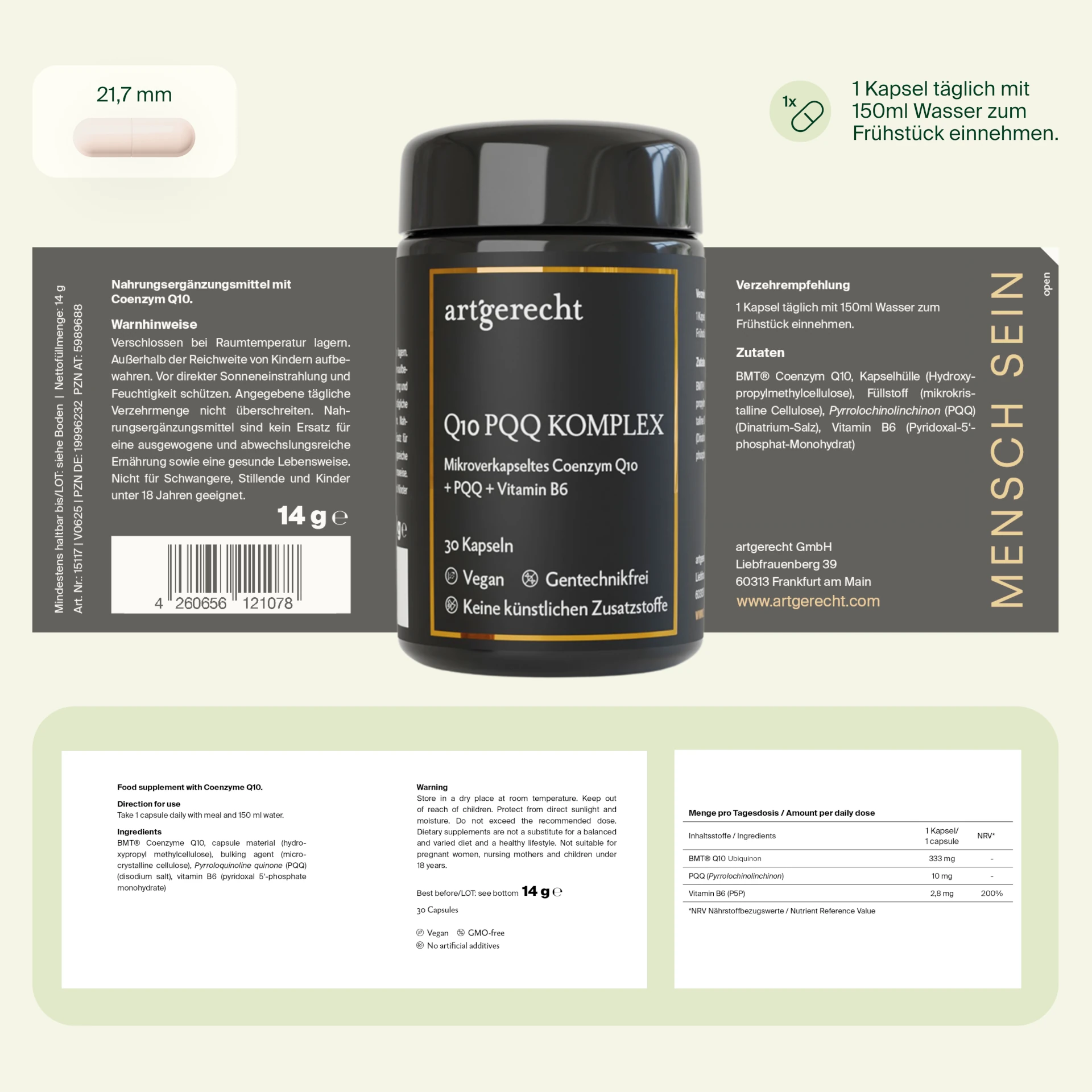 Q10 PQQ Complex