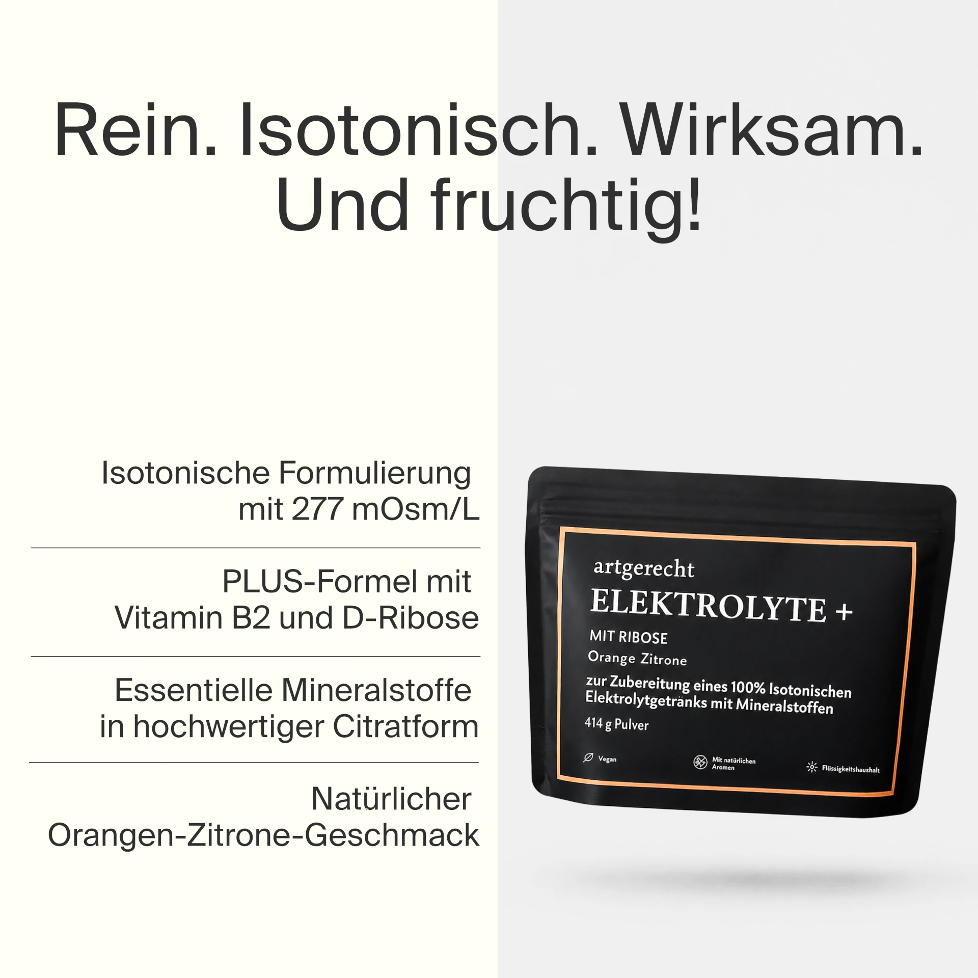Elektrolyte Pulver Plus Orange