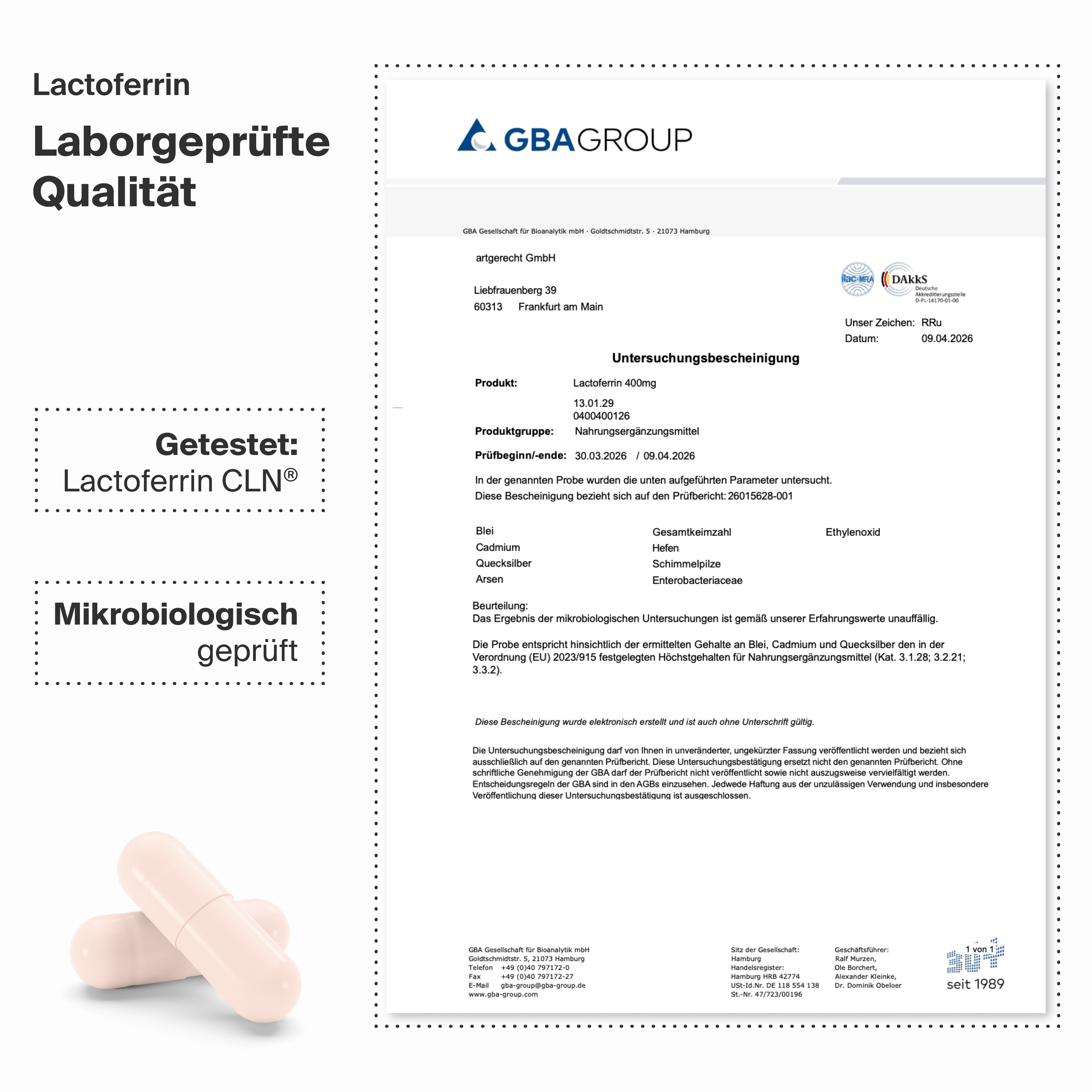 Lactoferrin 60 Capsules