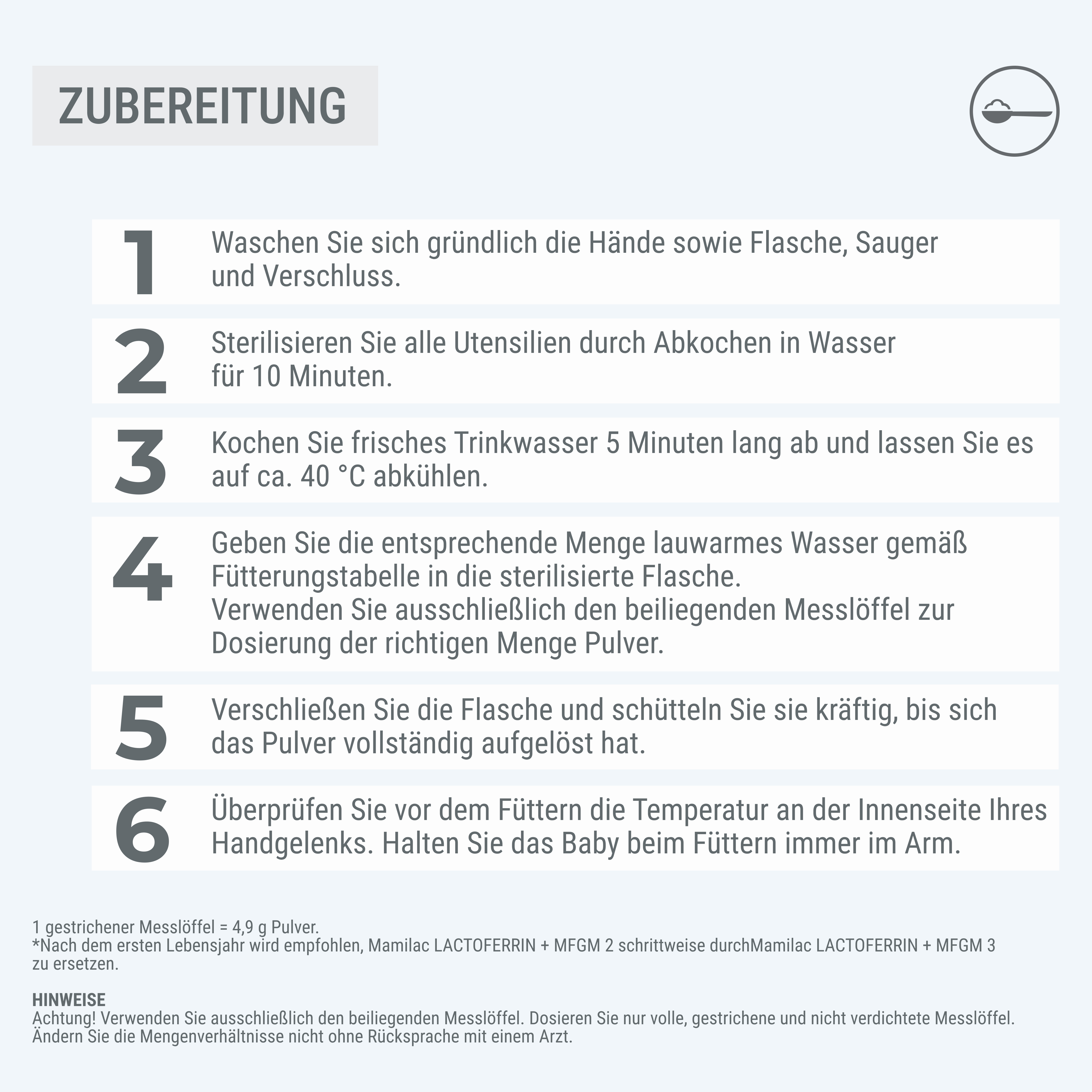 MamiLac Lactoferrin + MFGM 2 | Folgemilch ab dem 6 Monat