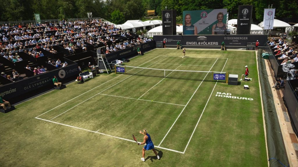 Bad Homburg Open Tennistournier Spielfeld