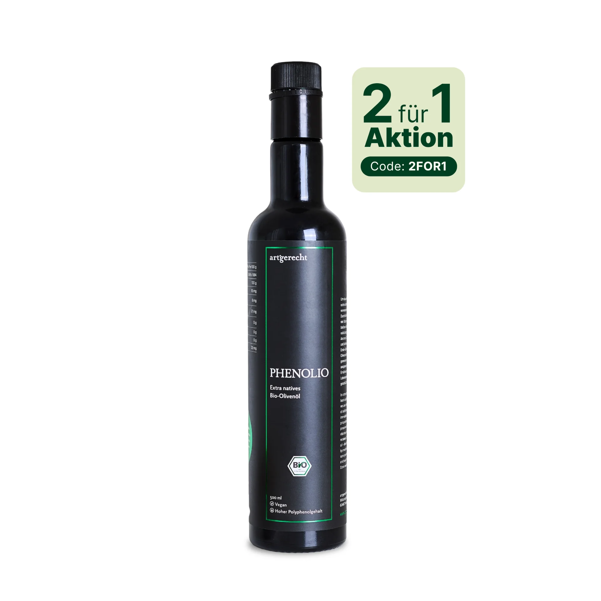 Phenolio Bio Olivenöl 500 mL