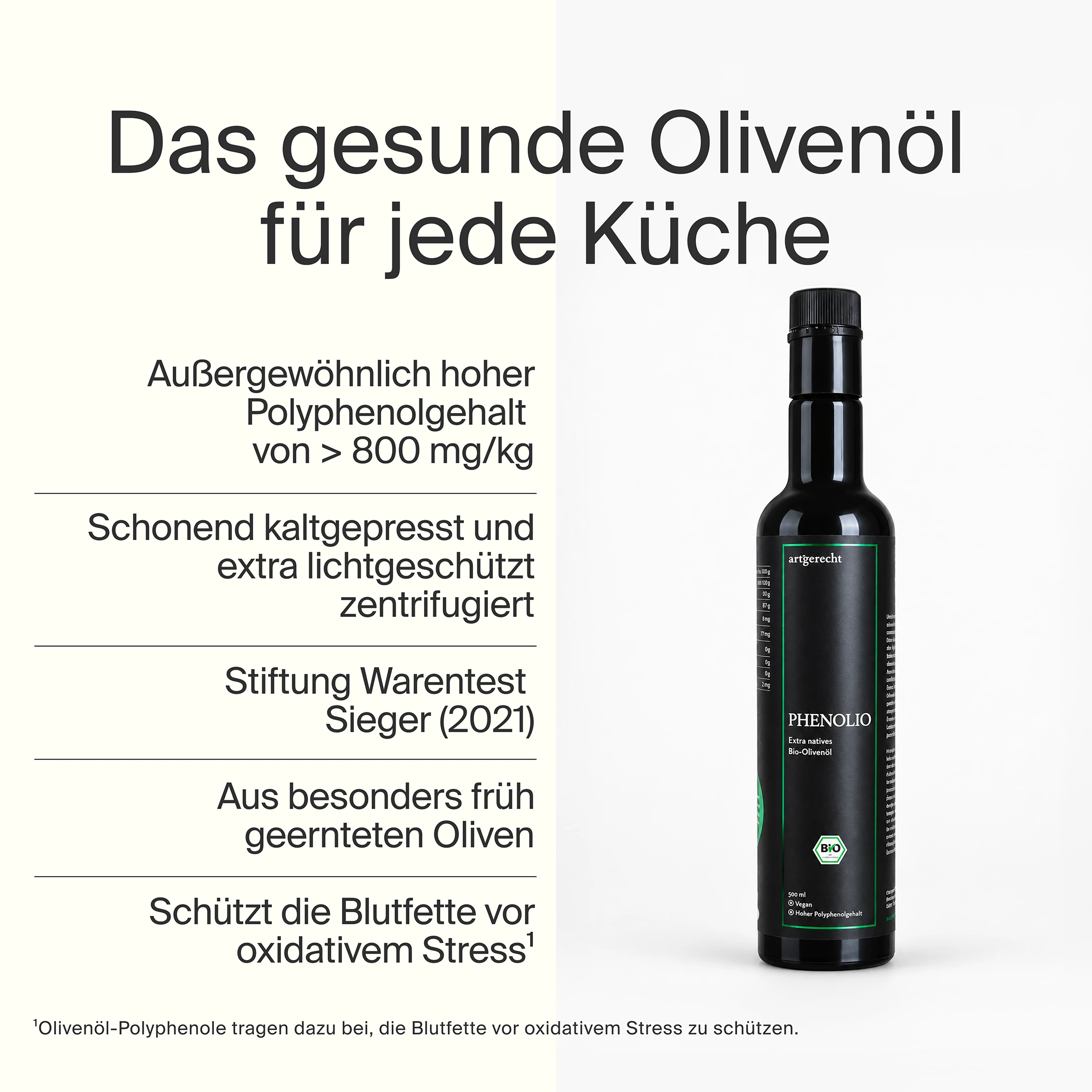 Phenolio Bio Olivenöl | 500 mL
