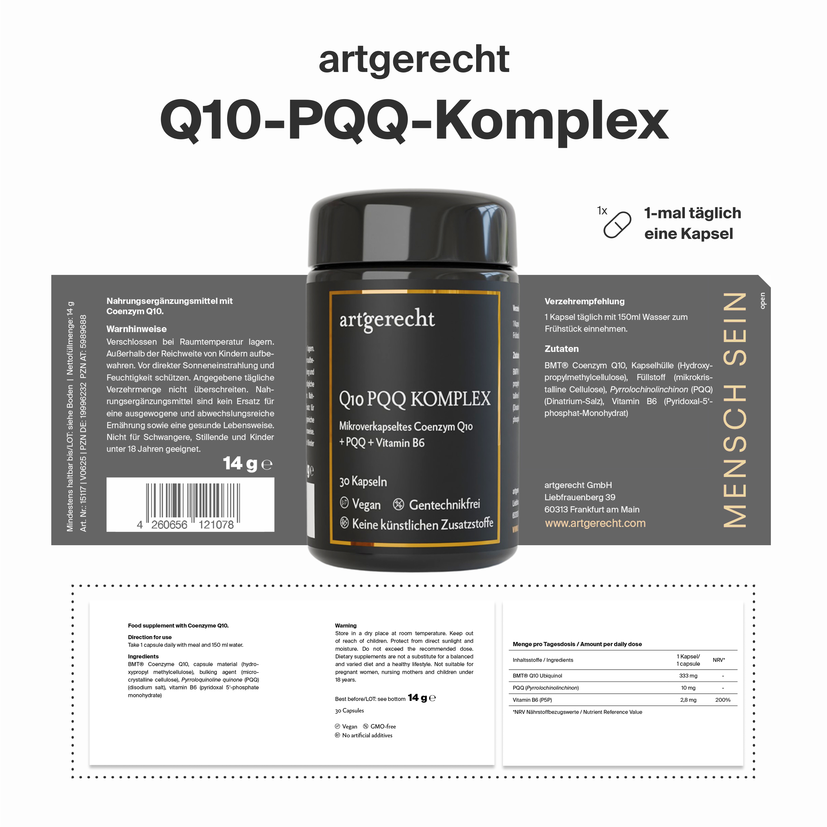 Q10 PQQ Complex