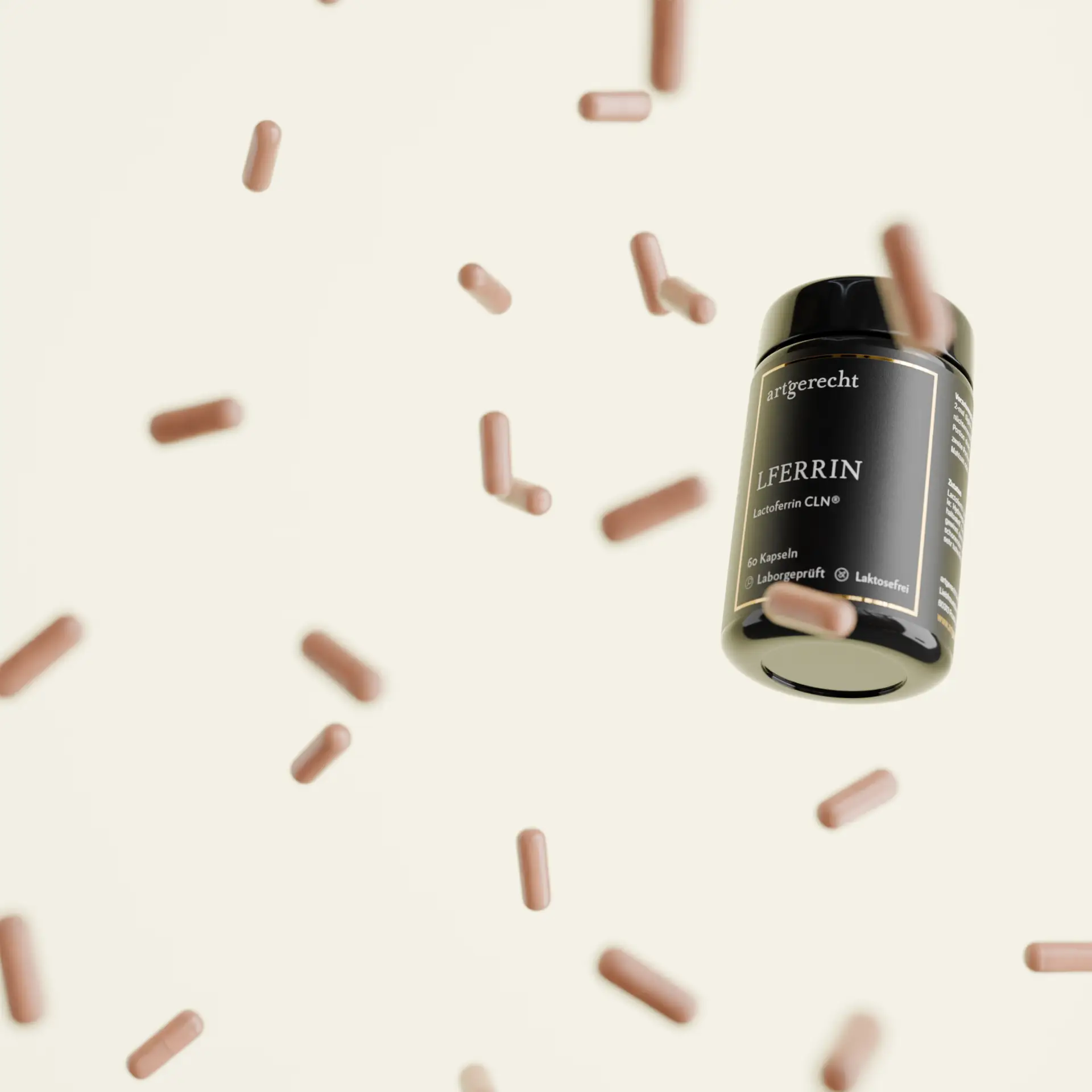 Infografik zur wissenschaftlichen Forschung rund um Lactoferrin CLN® 400 mg