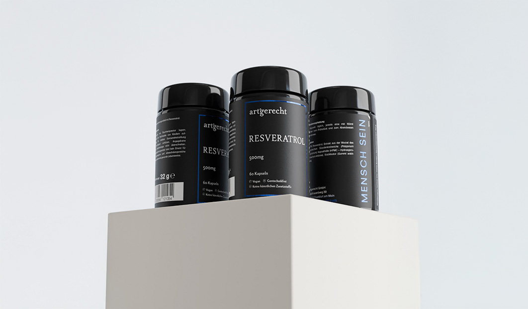 Produktbild von Resveratrol Longevity von artgerecht – hochwertige Qualität