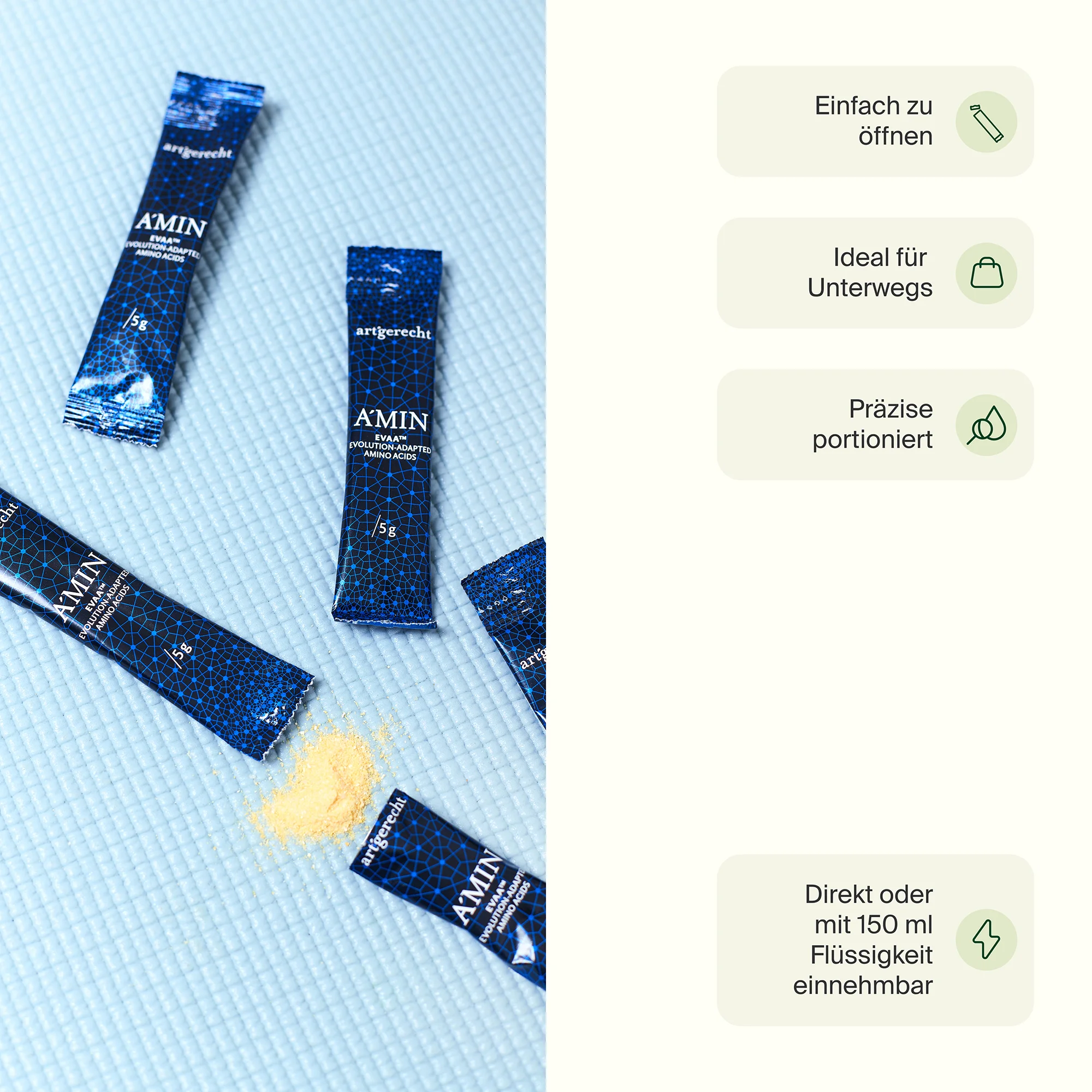Aminosäuren Sticks EVAA®  | EAA & BCAA Komplex