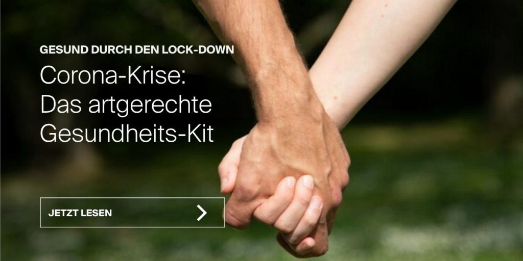 Magazin-Artikel: Corona-Krise – das artgerechte Gesundheits-Kit