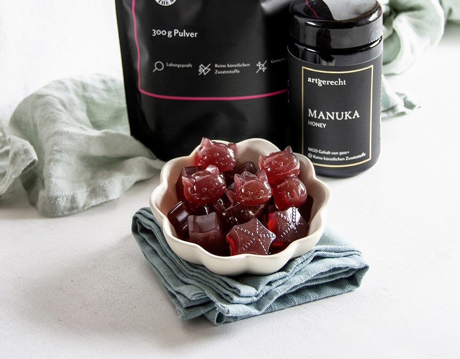 Kollagen-Gummies einfach selbst herstellen