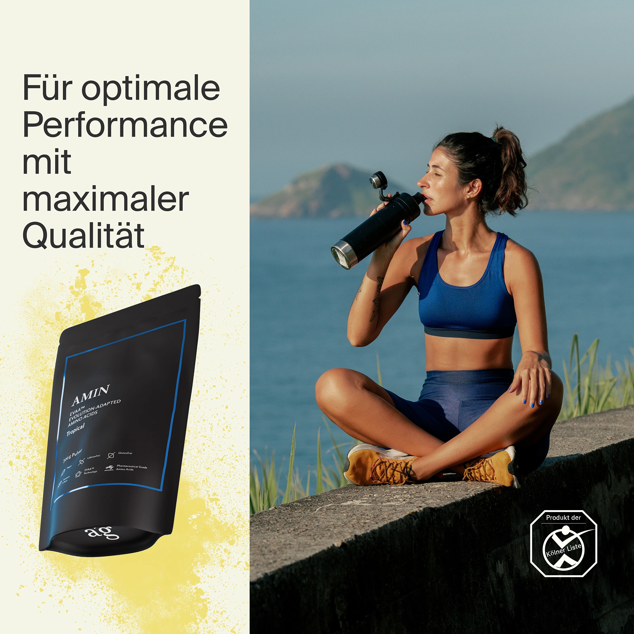 Aminosäuren Pulver EVAA® | EAA & BCAA Komplex