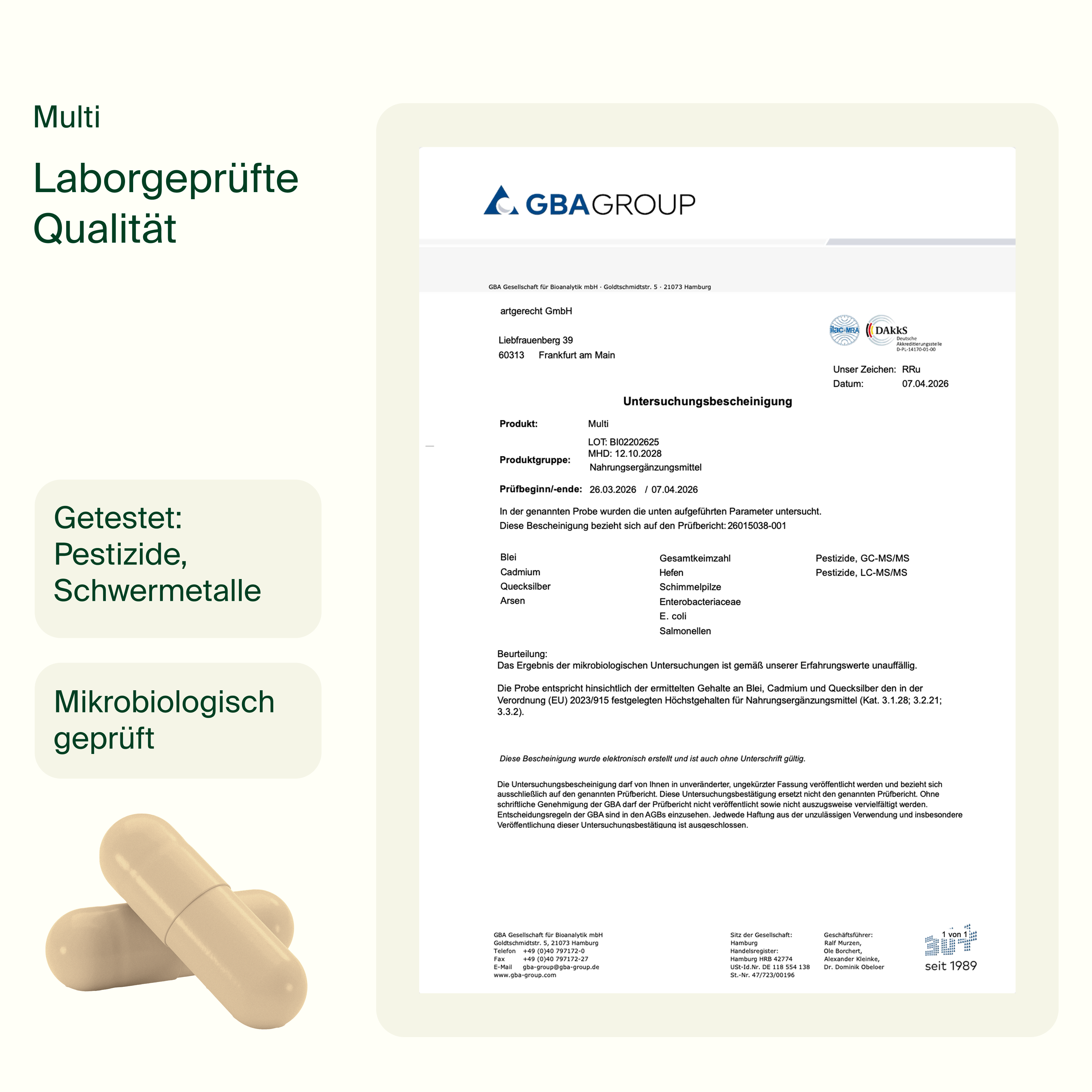 Multivitamin Mineral Complex