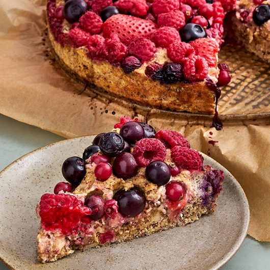 Beeren-Nuss-Kuchen