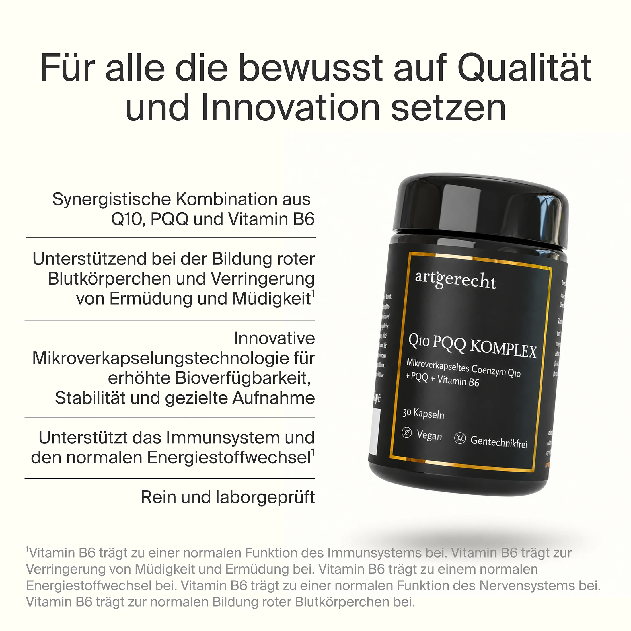 Coenzym Q10 PQQ Komplex