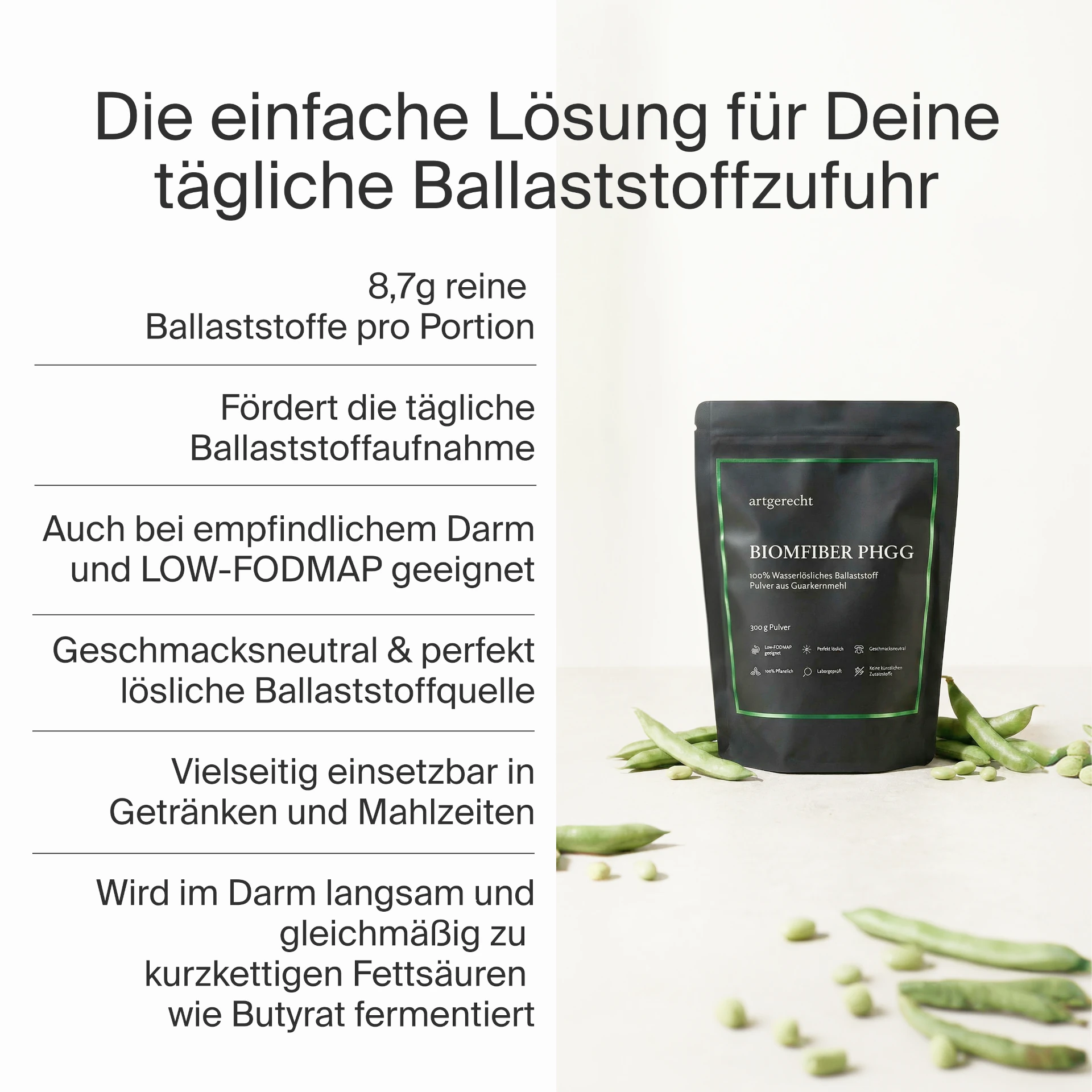 BiomFiber® PHGG Guarkernmehl