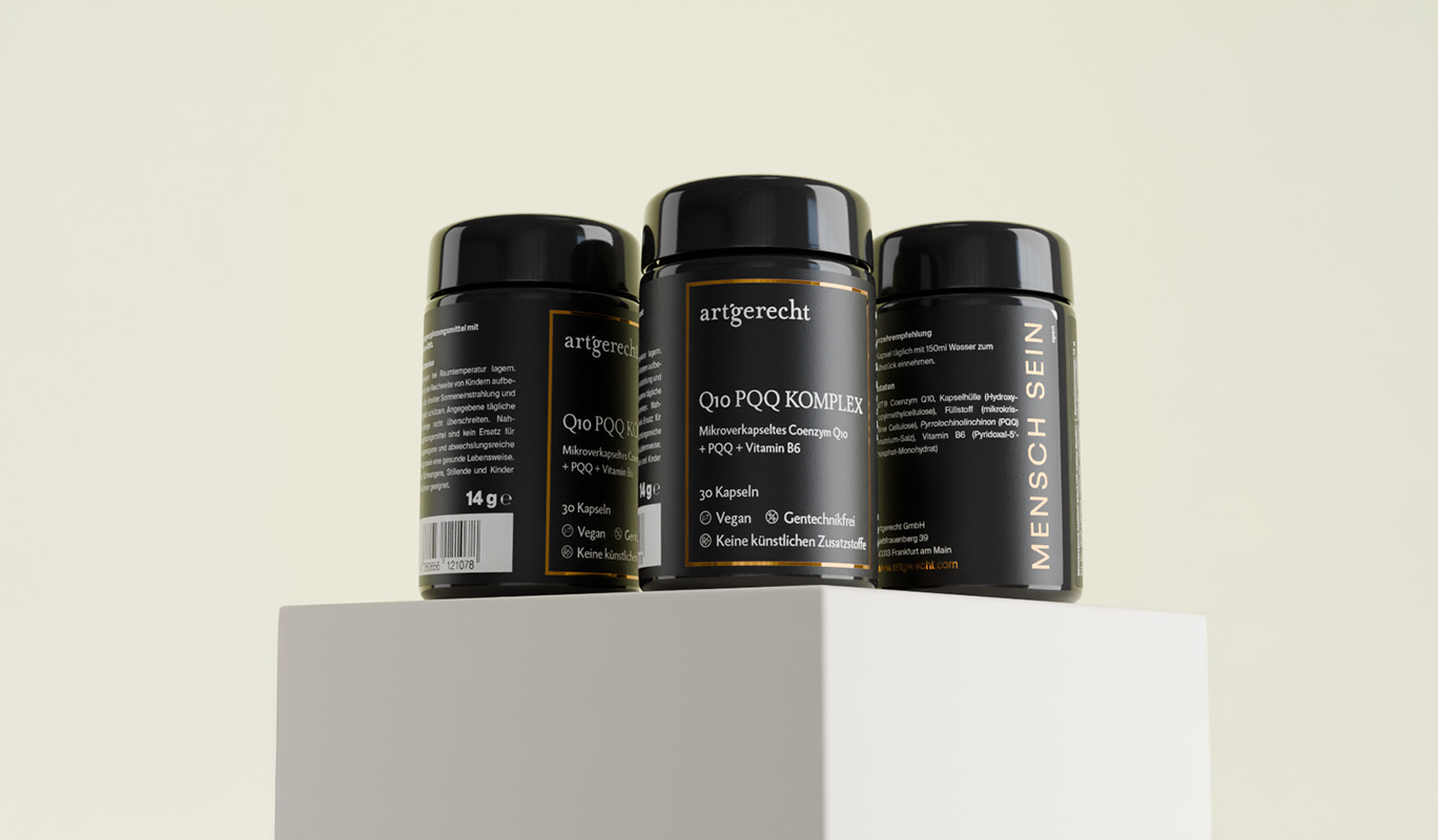 Produktbild von Q10 PQQ Complex von artgerecht – hochwertige Qualität