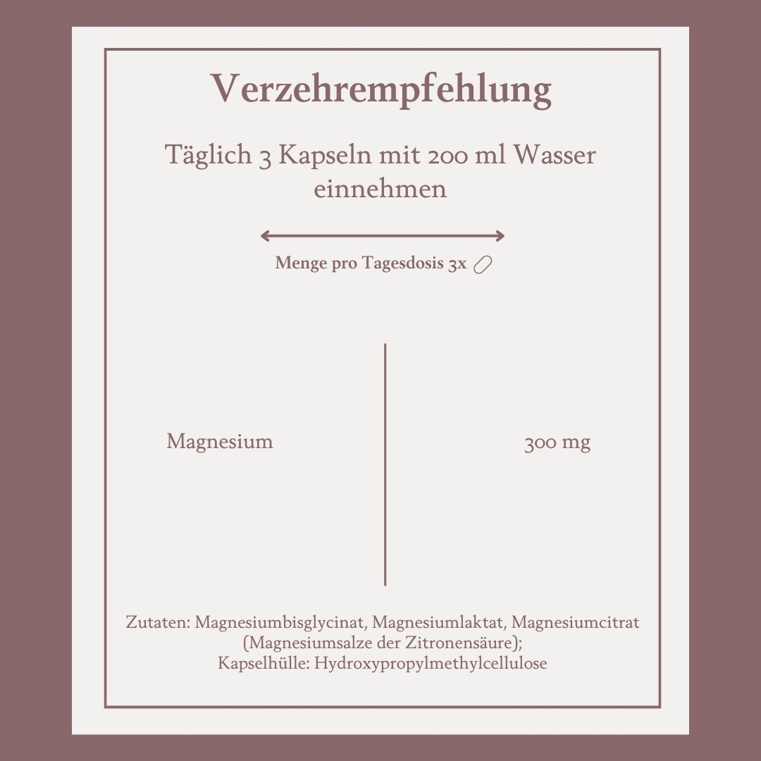 MAGNESIUM Verzehrempfehlung