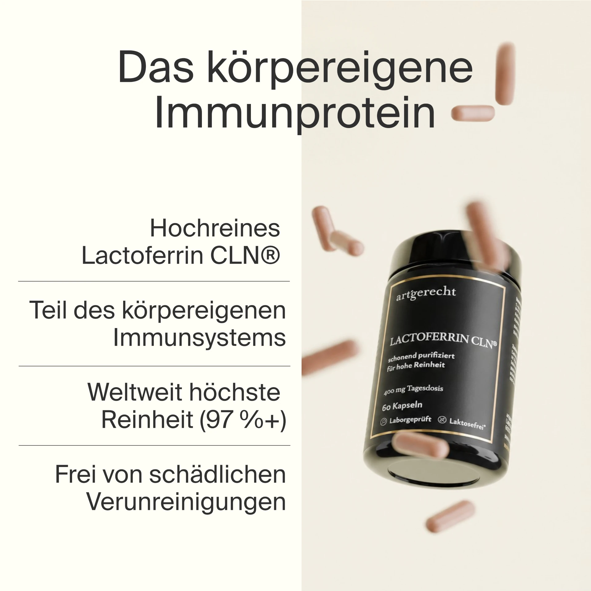 Lactoferrin CLN® 400 mg (120 Stk.)