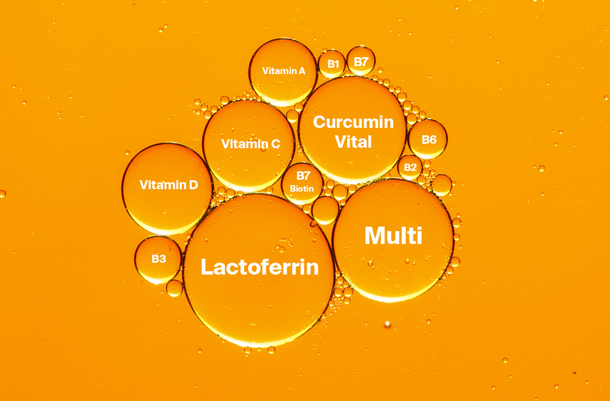 Infografik zur wissenschaftlichen Forschung rund um Immune Strength Set