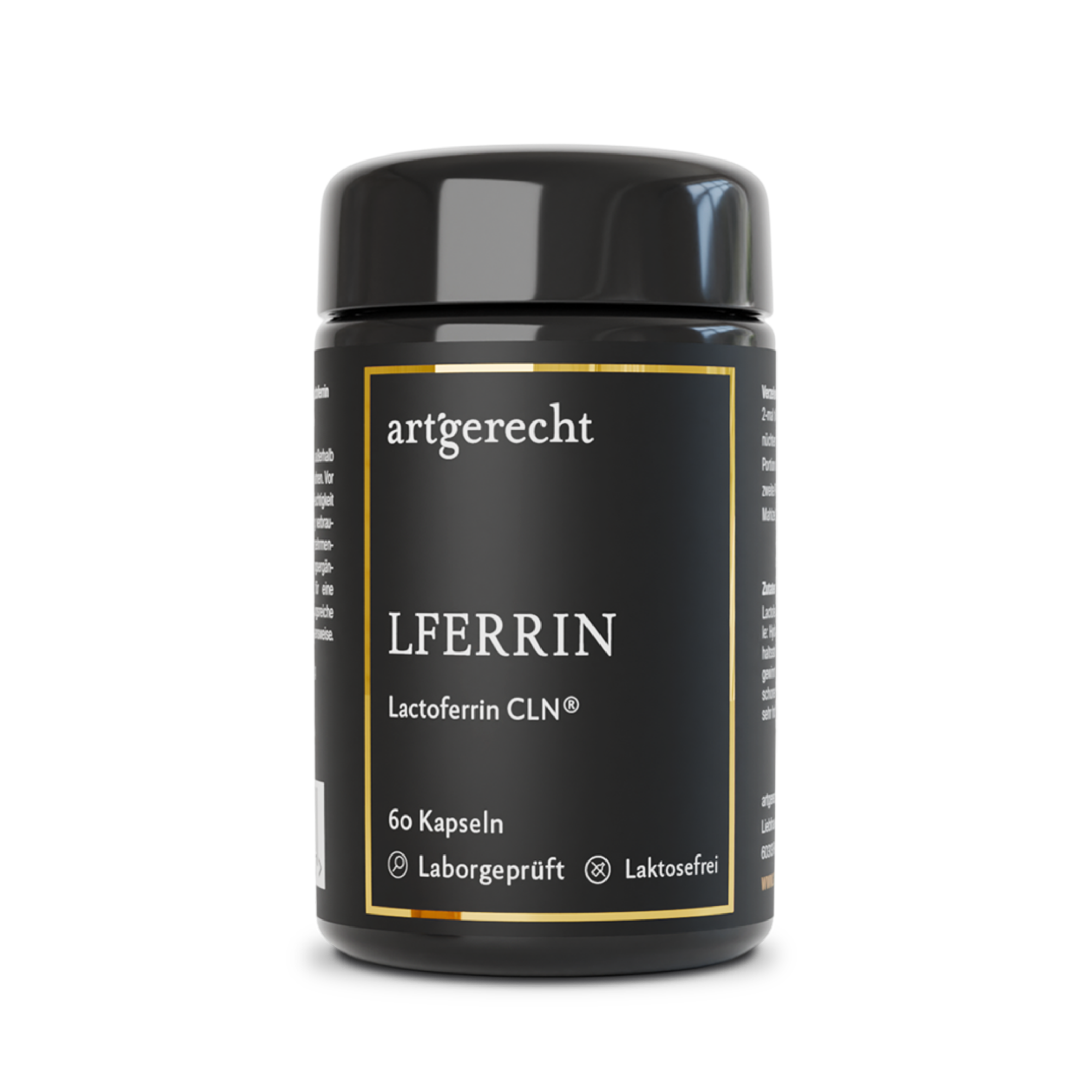 artgerecht LACTOFERRIN KAPSELN 60 PREMIUM EISENBINDUNG IMMUNSCHUTZ LAKTOSEFREI MILCH