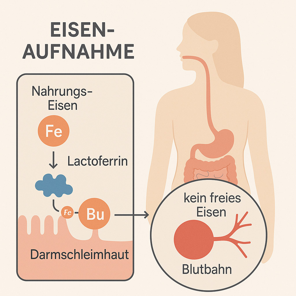 artgerecht LACTOFERRIN EISENAUFNAHME EISENMANGEL NAHRUNGSEISEN