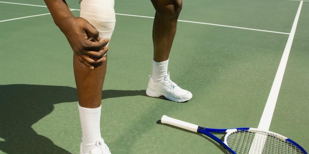 Knieverletzungen sind im Tennis keine Seltenheit