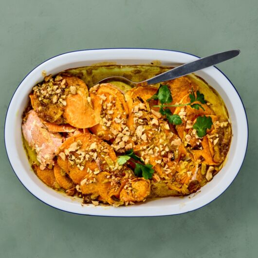 Salmon Sweet Potato Casserole