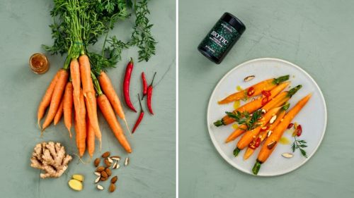 Rezept Karottengem&uuml;se vorher-nachher