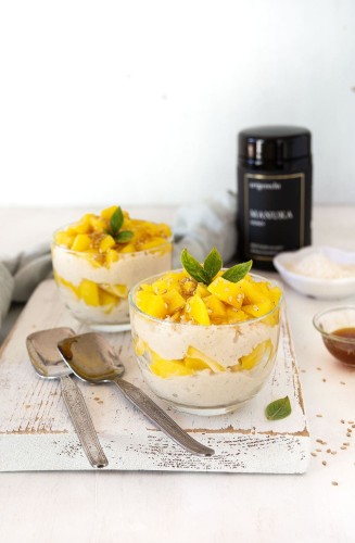 Mango-Kokos-Dessert