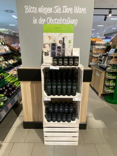 art'gerecht &Ouml;l, Manuka und coco bei EDEKA Georg in Frankfurt Riedberg